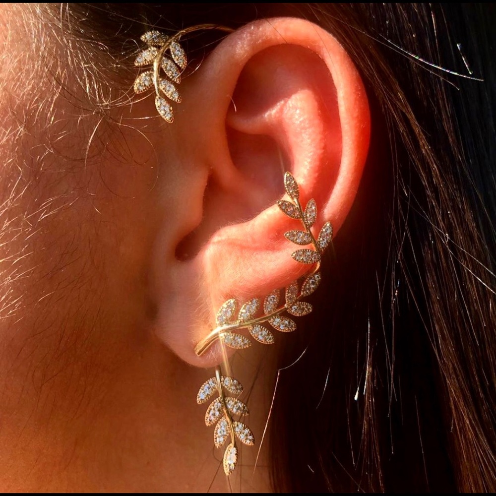 Gold plated ear cuff from Brazil